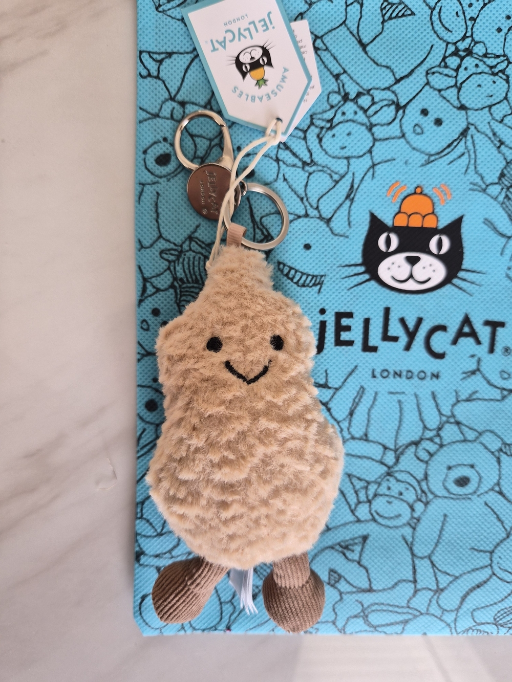 Jellycat Peanut Bag Charm